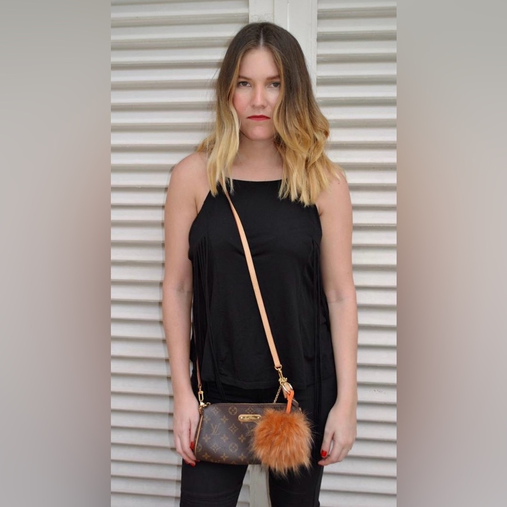 Handbag Charm - Pom Pom Keychain